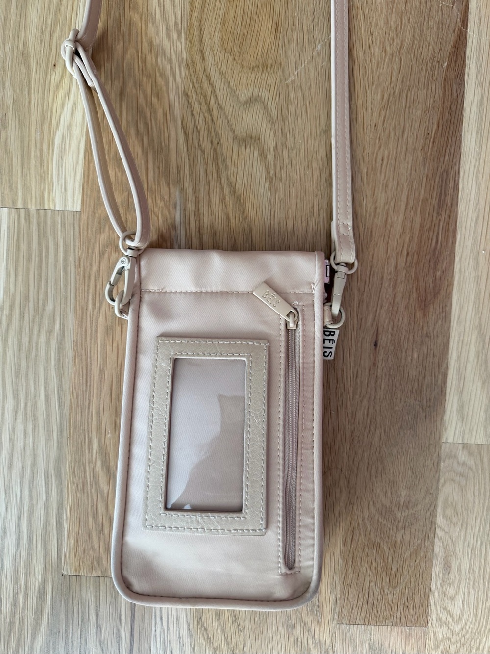 BEIS Cream Crossbody ID Phone Bag